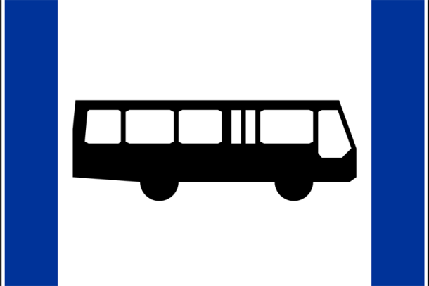Przystanek autobusowy - grafika